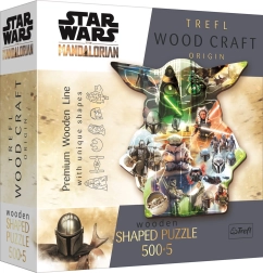 Drewniane puzzle TREFL The Mandalorian: Tajemniczy Grogu