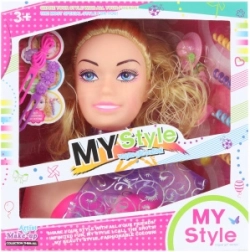 Głowa fryzjerska z akcesoriami dla dzieci