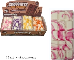 Antystresowa piłeczka squishy do ściskania w kształcie białej czekolady