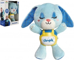 Króliczek Chrupík – przytulanka usypianka ze światłem i dźwiękami na baterie dla dzieci 6m+