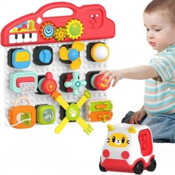 Woopie Montessori Dziecięcy Panel Manipulacyjny Kolorowy Panel Aktywny