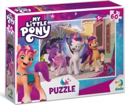dodo puzzle my little pony: w mieście 60 elementów