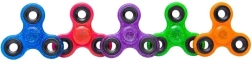 Brokatowy fidget spinner 7,5 cm – różne kolory - 1 szt.