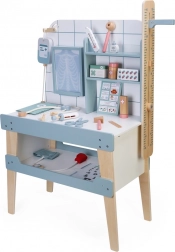 2Kids Toys drewniany szpital – zabawka lekarska z akcesoriami i podświetlaną tablicą RTG