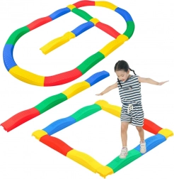 Sensoryczna ścieżka równoważna 16 płytek z antypoślizgowymi podkładkami