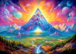 Puzzle Piramidy w Lasach 1000 elementów