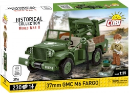 Model klockowy 37 mm GMC M6 Fargo