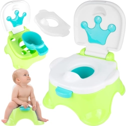 Interaktywny nocnik z dźwiękami zielony