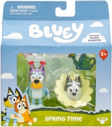 Zestaw figurek BLUEY – wiosenny 2‑pack