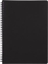 Notes z pierścieniem Classic A4 czarny