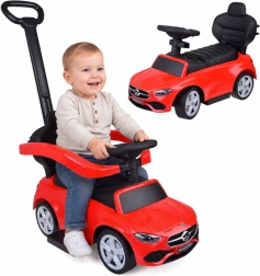 Dziecięcy jeździk Mercedes i pchacz 2w1 – czerwony