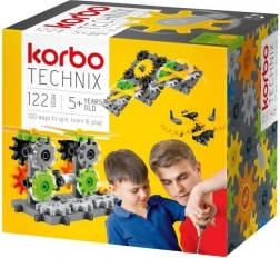 Korbo Technix klocki konstrukcyjne 122 elementy