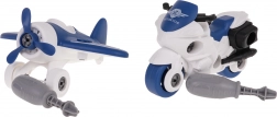 Zestaw Samolot i Motocykl do Rozkładania