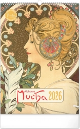 Kalendarz ścienny Alfons Mucha 2026