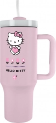 Hello Kitty podróżny termokubek ze słomką 1200 ml