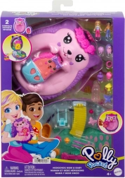 Polly Pocket kompaktowa torebka jeżowa rodzinka