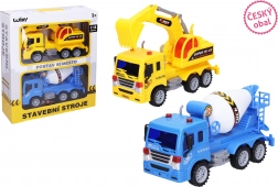 Pojazdy budowlane i znaki drogowe 23 cm