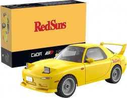 Klocki CaDA żółty samochód MAZDA RX-7 FD3S Initial D 1:35, 66 elementów