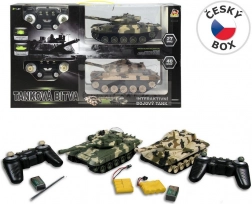 Czołg zdalnie sterowany MaDe 2 szt. z gąsienicami jezdnymi