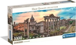 Clementoni panoramiczne puzzle Zmierzch nad wiecznym miastem 1000 elementów