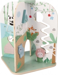 Drewniane centrum aktywności Przygody w lesie