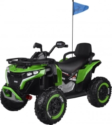 Duży dziecięcy elektryczny quad 4x4 zielony