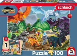 Puzzle Eldrador: Bitwa o super kryształ 100 elementów z figurką