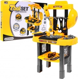 Zestaw narzędzi z ponkiem dla małego mechanika