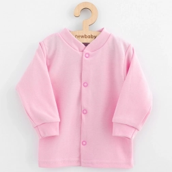 niemowlęcy bawełniany kaftanik New Baby Happy Elephant różowy 74 (6–9 miesięcy)