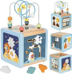 drewniana aktywna kostka kosmos