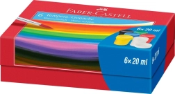 Farby temperowe Faber-Castell 6x20ml
