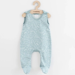 Niemowlęce śpioszki New Baby Classic II dino miętowe