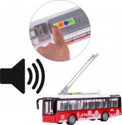 Autobus 1:16 ze światłem i dźwiękiem, otwierane drzwi