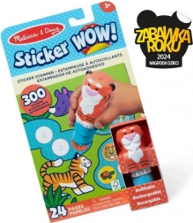 Sticker WOW! Książeczka i stempel z naklejkami - Tygr