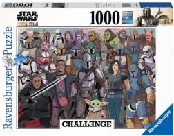 Puzzle Ravensburger Star Wars Mandalorian Wyzwanie 1000 elementów