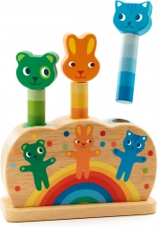 Drewniana zabawka Wyskakujące Zwierzątka Djeco