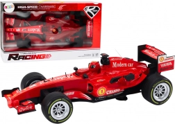 czerwone auto wyścigowe 1:12 ze światłami i dźwiękami