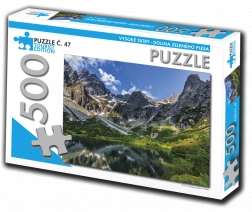 Puzzle Tourist Edition Wysokie Tatry – Dolina Zielonego Stawu 500 elementów