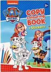 Kolorowanki i naklejki PAW PATROL – format A4