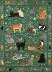 Puzzle Ogrodowa Tkanina 1000 elementów od Gibsons