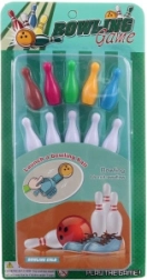 Mini kręgle dla dzieci z wyrzutnią