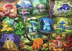 Ravensburger puzzle piękne grzyby 1000 elementów