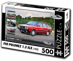 Puzzle RETRO-AUTA FSO Polonez 1.5 SLX (1988) – 500 elementów