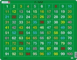 Larsen edukacyjne puzzle Liczenie do 100