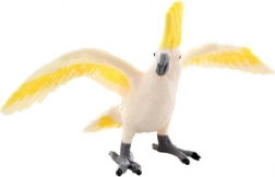 Plastowa figurka papugi kakadu