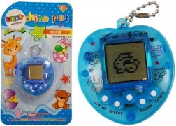 Elektroniczna gra Tamagotchi Niebieskie z krótkim łańcuszkiem