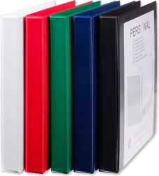 Segregator katalogowy A4 z pierścieniami D, czerwony