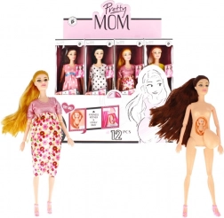 Ciężarna lalka z dzidziusiem 29 cm