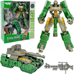 Woopie Transformujący Robot Silver Blade 2w1 Czołg