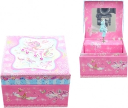 Pozytywka–szkatułka na biżuterię z jednorożcem